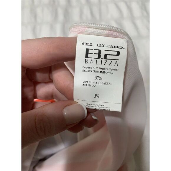 Balizza New Red White Blue Striped Starfish Halter Strapless Maxi Dress 38 Small - Picture 5 of 9